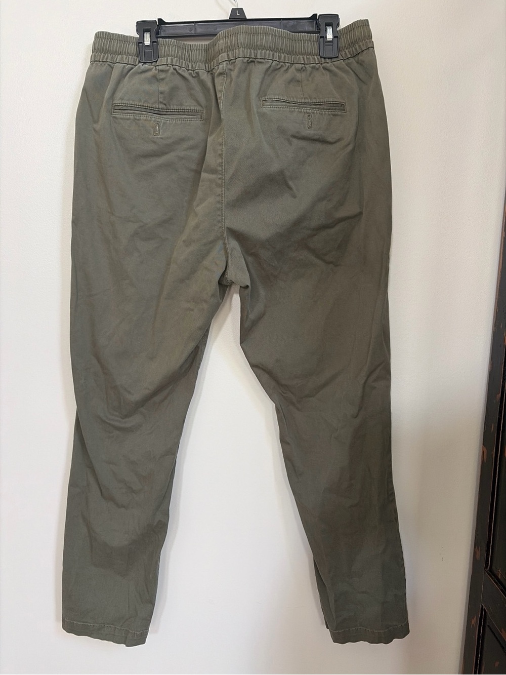 Express Olive Drawstring Chinos - Picture 4 of 5
